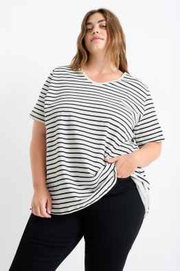 Multipack 2er - T-Shirt mit V-Ausschnitt - LYCRA®