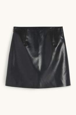 Minirock - Lederimitat