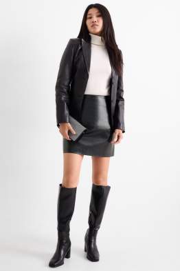 Minirock - Lederimitat