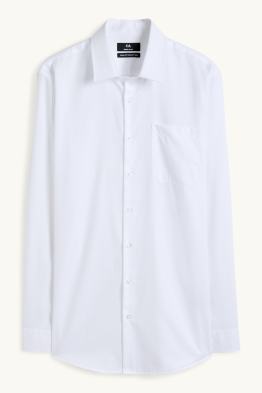 Camicia business - regular fit - collo all'italiana - facile da stirare