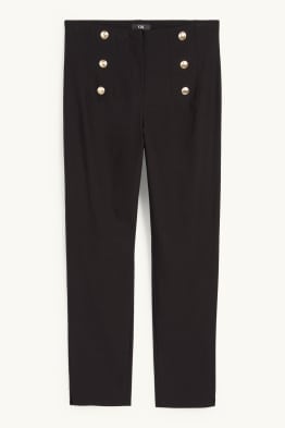 Stoffhose - High Waist - Slim Fit