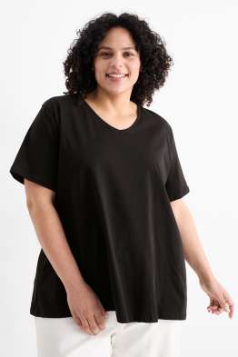 Multipack 2er - T-Shirt mit V-Ausschnitt - LYCRA®