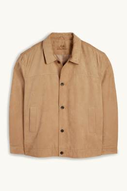 Hemdjacke - Velourslederimitat