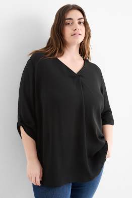 Blusa con scollo a V