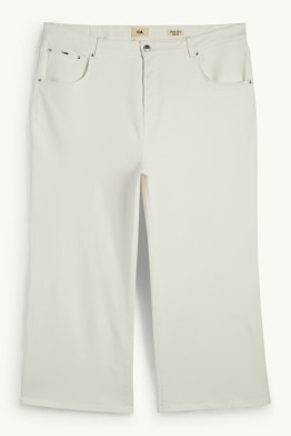 Wide Leg Jeans - High Waist