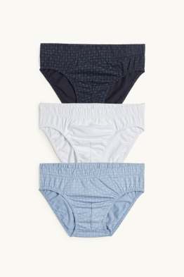 Multipack 3er - Slip - kariert