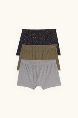 Wielopak, 3 pary - bokserki obcisłe