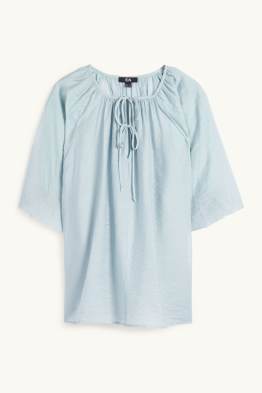 Bluse mit V-Ausschnitt