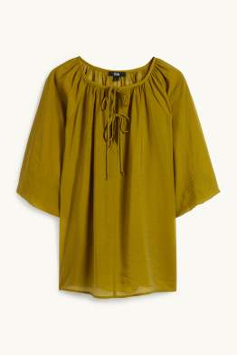 Bluse mit V-Ausschnitt