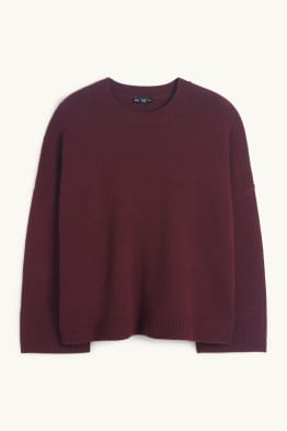 Pullover mit Kaschmir-Anteil - Woll-Mix