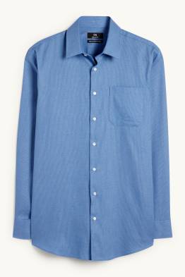 Camicia business - regular fit - collo all'italiana - facile da stirare - fantasia