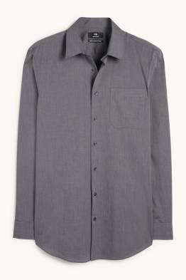 Camicia business - regular fit - collo all'italiana - facile da stirare