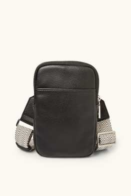 Smartphonetasje met afneembare draagriem - imitatieleer