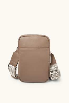 Handytasche mit abnehmbarem Taschengurt - Lederimitat