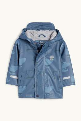 Hond - baby-regenjas met capuchon - waterdicht