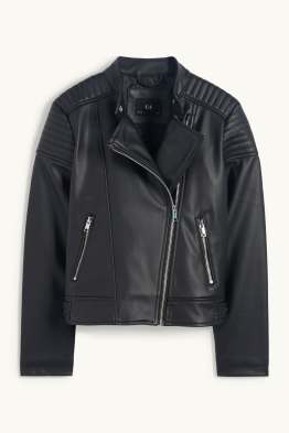 Cazadora biker - polipiel