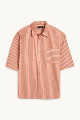 Chemise - relaxed fit - col kent - à rayures
