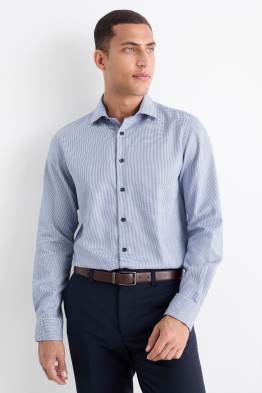 Camicia business - regular fit - colletto alla francese - senza necessità di stiratura - fantasia