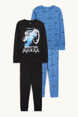 Multipack 2er - Gaming - Pyjama - 4 teilig