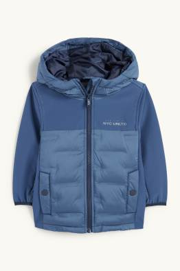 Hybridní bunda s kapucí