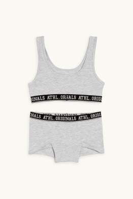 Set - Bustier und Boxershorts - 2 teilig