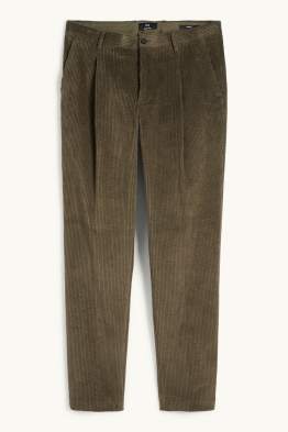 Pantaloni coordinabili in velluto - regular fit - stretch