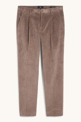 Pantaloni coordinabili in velluto - regular fit - stretch