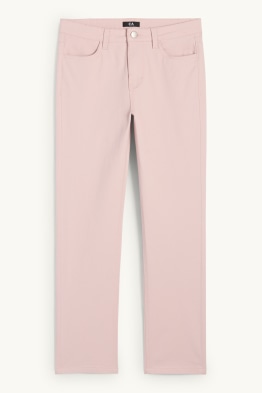 Spodnie materiałowe - wysoki stan - slim fit