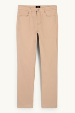 Pantalon en toile - high waist - slim fit