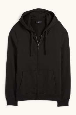 Zip-through hoodie