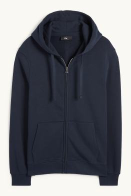 Zip-through hoodie