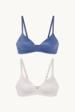 Multipack 2er - BH ohne Bügel - wattiert