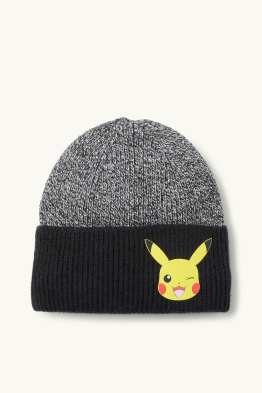 Pokémon - Pikachu - Strickmütze - gerippt