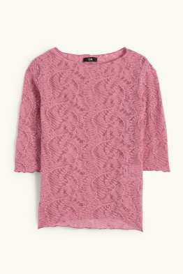 Samarreta de mànigues llargues - texturada