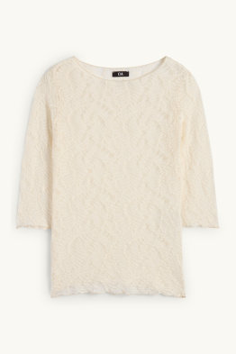 Long sleeve top - textured