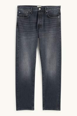 Regular Jeans mit Knopfleiste