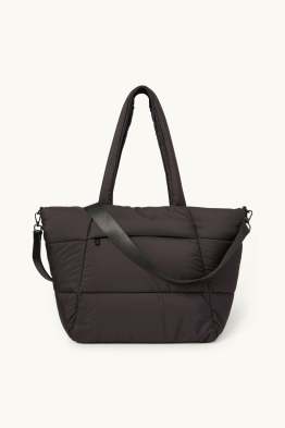 Großer Stepp-Shopper mit abnehmbarem Taschengurt