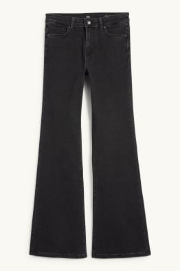 Flared Jeans - Mid Waist - LYCRA®