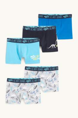 Multipack 5 ks - motivy dinosaurů - boxerky