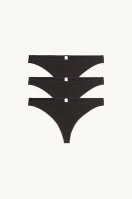 Multipack 3 perechi - chiloți tanga