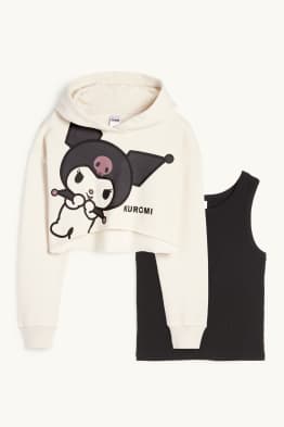 Kuromi - Set - Hoodie und Top - 2 teilig