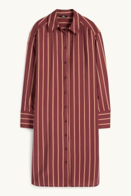 Robe-chemisier - à rayures