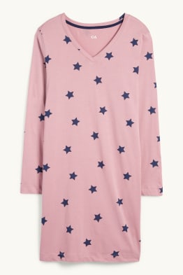 Nachthemd - gemustert