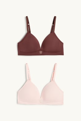 Paquet de 2 - sostenidors sense cèrcol - enconxat