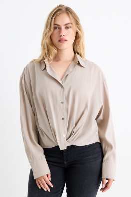 Bluse mit Knotendetail