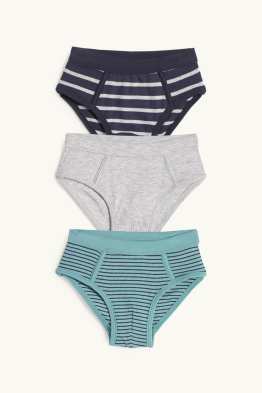 Multipack 3er - Slip - gerippt