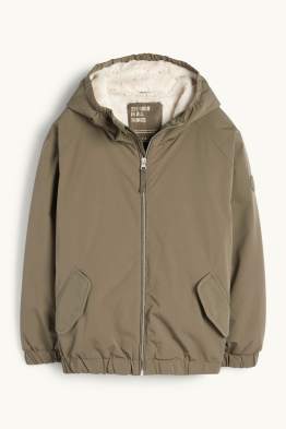 Kurtka z kapturem - ocieplana - nieprzemakalna