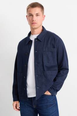 Džínová košilová bunda - relaxed fit - kent