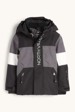 Lyžařská bunda s kapucí - vodotěsná