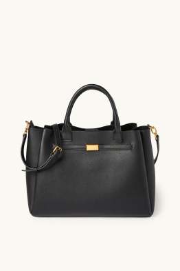 Shopper grande con spallaccio staccabile - similpelle